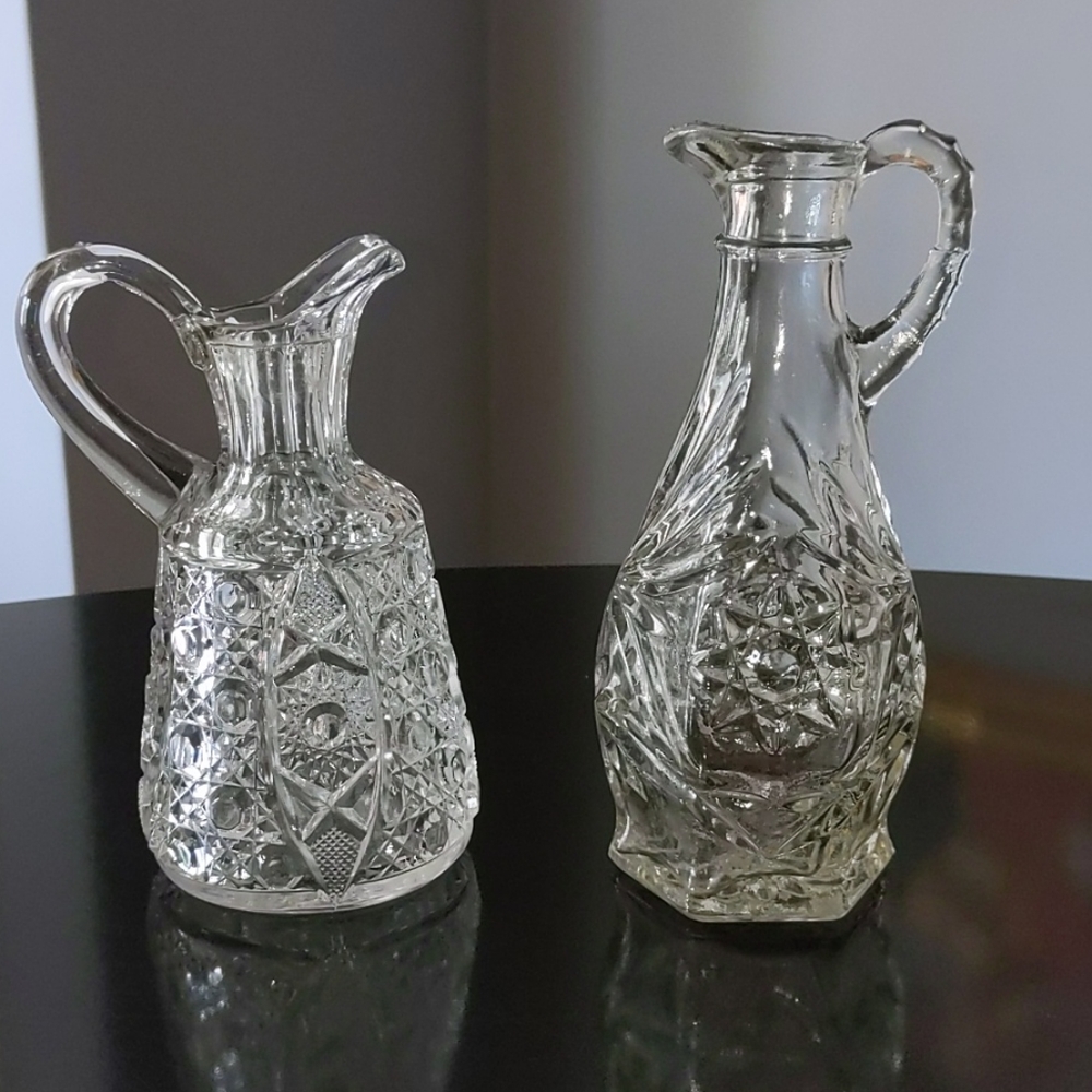 2 Glass Cruets